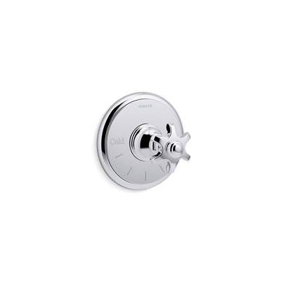 Kohler T72769-3M-CP- Artifacts® Thermostatic valve trim with prong handle | FaucetExpress.ca