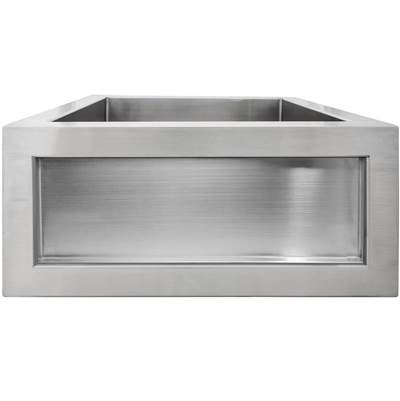 Linkasink C073-1.5 - Smooth Inset Apron Front Bar Sink