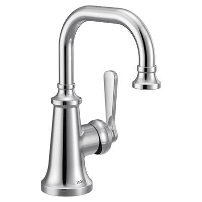 Moen S44101- Colinet One-Handle Single Hole Traditional Bathroom Sink Faucet in Chrome