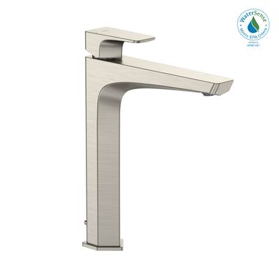 Toto TLG07305U#BN- TOTO GE 1.2 GPM Single Handle Vessel Bathroom Sink Faucet with COMFORT GLIDE Technology, Brushed Nickel - TLG7305U#BN | FaucetExpress.ca