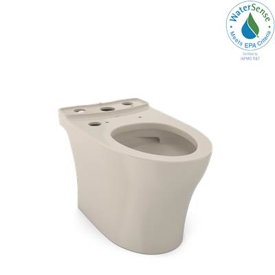 Toto CT446CEFGNT40#03- Toto Aquia Iv Elongated Universal Height Skirted Toilet Bowl With Cefiontect Washlet+ Ready Bone