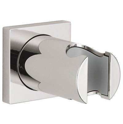 Grohe 27075000- Hand shower holder, square escutcheon | FaucetExpress.ca