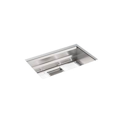 Kohler 23651-NA- Prolific® 29'' x 17-3/4'' x 10-15/16'' Undermount single-bowl kitchen sink with accessories | FaucetExpress.ca