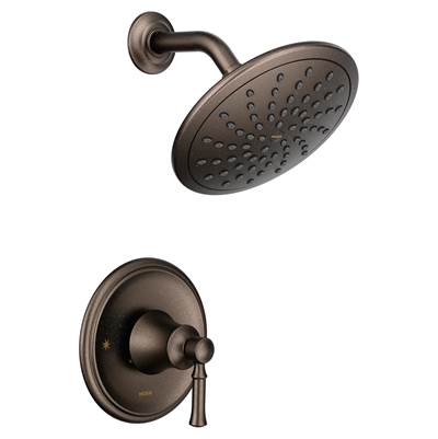 Moen T2282EPORB- Dartmoor Posi-Temp Rain Shower 1-Handle Shower Only Faucet Trim Kit in Oil Rubbed Bronze (Valve Not Included)