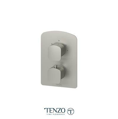 Tenzo F-DET33-BN- T-Box Valve Trims Thermo. 3 Functions Diverter Brushed Nickel