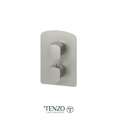 Tenzo F-DET33-BN - T-Box Valve Trims Thermo. 3 Functions Diverter Brushed Nickel