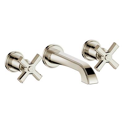 Vogt TM.Z4.1500.PN- Zehn Trim for Wall Mount Lavatory Faucet without Pop-Up Polished Nickel