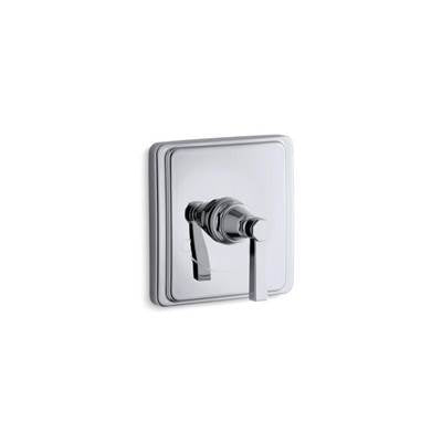 Kohler T13173-4A-CP- Pinstripe® Valve trim with Pure design lever handle for thermostatic valve, requires valve | FaucetExpress.ca