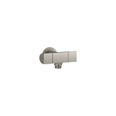 Kohler 98355-BN- Exhale® wall-mount handshower holder with supply elbow and volume control | FaucetExpress.ca