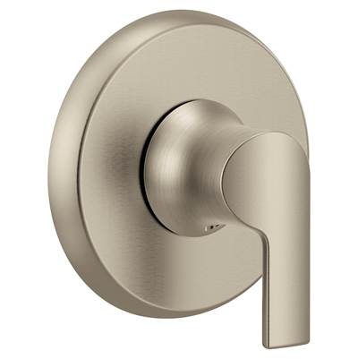 Moen UTS9204BN- Doux 1-Handle M-CORE Transfer Valve Trim Kit in Brushed Nickel (Valve Not Included)