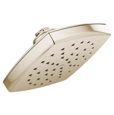 Moen S6365NL- Voss 6'' Single-Function Rainshower Showerhead with Immersion Technology, Polished Nickel