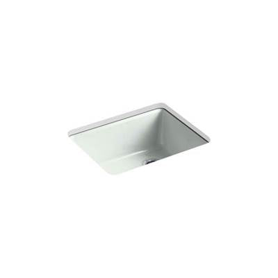 Kohler 5872-5UA1-FF- Riverby® 25'' x 22'' x 9-5/8'' undermount single-bowl kitchen sink with rack | FaucetExpress.ca