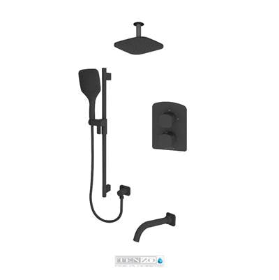 Tenzo F-DET33-511345-CR - Trim For Delano T-Box Kit 3 Functions Thermo Chrome Finish