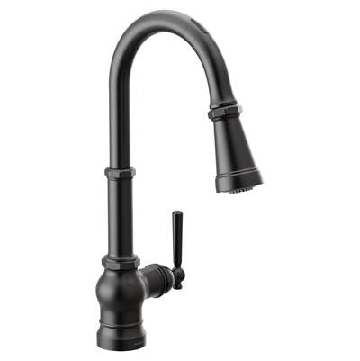 Moen S72003EVBL- Paterson U by Moen Smart Pulldown Kitchen Faucet with Voice Control and MotionSense