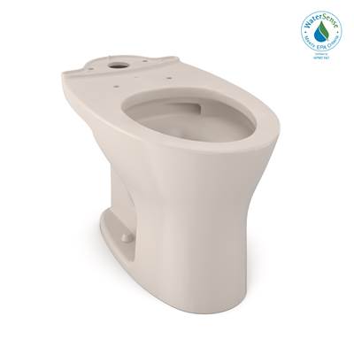 Toto CT746CUFG#12- TOTO Drake Dual Flush Elongated Universal Height Toilet Bowl with CEFIONTECT, Sedona Beige - CT746CUFG#12 | FaucetExpress.ca