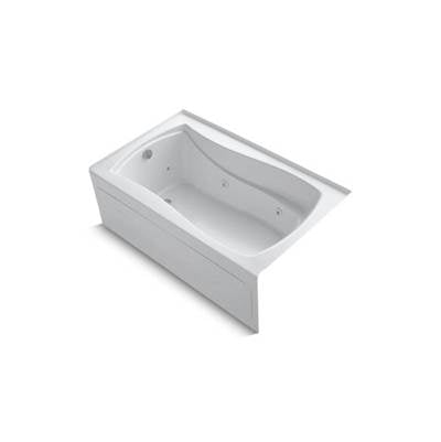 Kohler 1239-LA-0- Mariposa® 60'' x 36'' alcove whirlpool with integral apron, integral flange and left-hand drain | FaucetExpress.ca