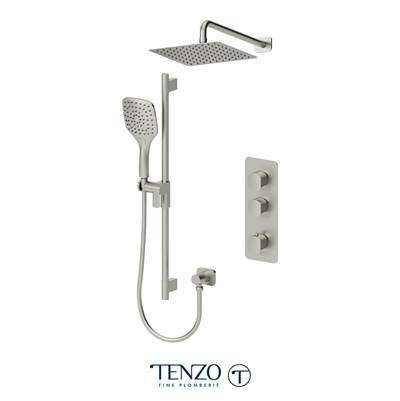 Tenzo F-DET42-20111-BN- Trim For Delano Extenza Kit 2 Functions Thermo Brushed Nickel Finish