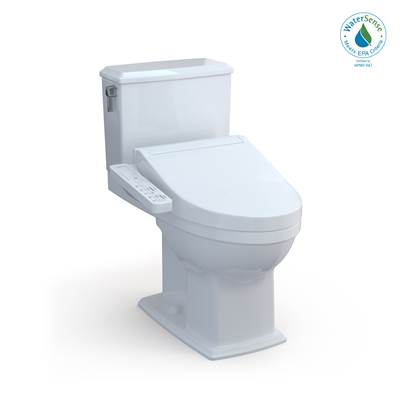 Toto MW4943074CEMFG#01- Toto Washlet+ Connelly Two-Piece Elongated Dual Flush 1.28 And 0.9 Gpf Toilet And Washlet C2 Bidet Seat Cotton White