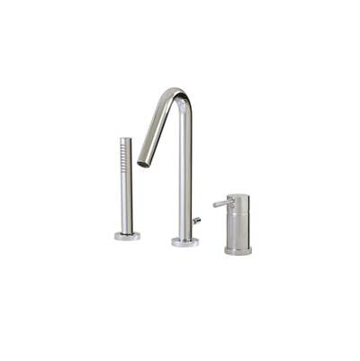 Aquabrass - X7513 Xround 3 Pce Tub Filler Faucet - Pressure Balance