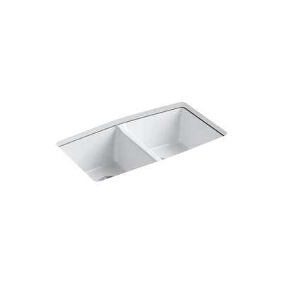 Kohler 5846-5U-0- Brookfield 33'' x 22'' x 9-5/8'' under-mount double-equal kitchen sink | FaucetExpress.ca