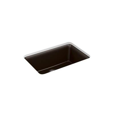 Kohler 28000-CM2- Cairn® 27-1/2'' x 18-5/16'' x 9-1/2'' Neoroc® undermount single-bowl kitchen sink with rack | FaucetExpress.ca