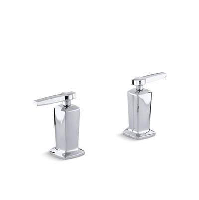 Kohler T16248-4-CP- Margaux® Valve trim with lever handles for deck-mount high-flow bath valve, requires valve | FaucetExpress.ca