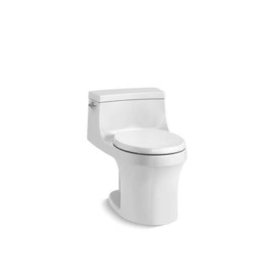 Kohler 4007-0- San Souci® One-piece round-front 1.28 gpf toilet with slow close seat | FaucetExpress.ca
