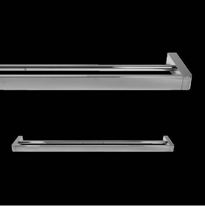 Laloo E1230D C- Eaton Extended Double Towel Bar - Chrome | FaucetExpress.ca