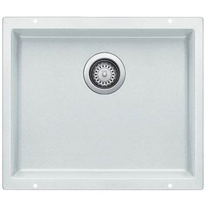 Blanco 401704- PRECIS U 1 Undermount Kitchen Sink, SILGRANIT®, White | FaucetExpress.ca