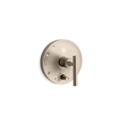 Kohler T14501-4-BV- Purist® Rite-Temp® pressure-balancing valve trim with lever handles, valve not included | FaucetExpress.ca