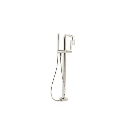 Kohler T97328-4-SN- Purist® floor-mount bath filler trim with handshower | FaucetExpress.ca