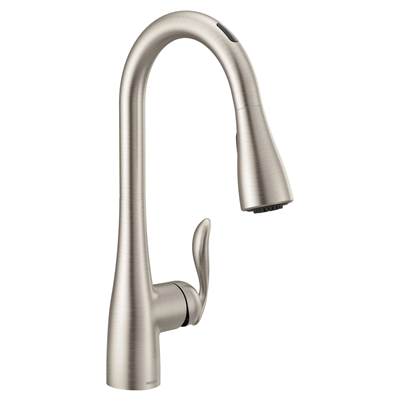 Moen 7594EVSRS- Arbor U by Moen Smart Pulldown Kitchen Faucet with Voice Control and MotionSense