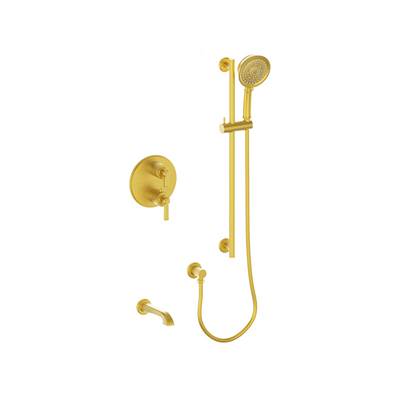 Vogt SET.Z1.220.500.MG- 2-Way Thermostatic Set - Handheld and Spout Matte Gold