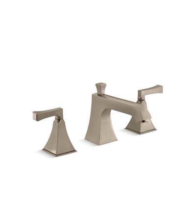 Kohler T428-4V-BV- Memoirs® Stately Deck-mount bath faucet trim for high-flow valve with diverter spout and Deco lever handles, valve not included | FaucetExpress.ca