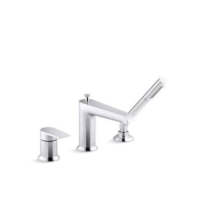 Kohler 97070-4-CP- Hint Single-handle deck-mount bath faucet with handshower | FaucetExpress.ca