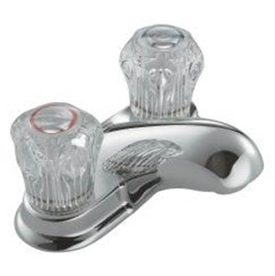 Moen 74961- Chrome two-handle low arc bathroom faucet