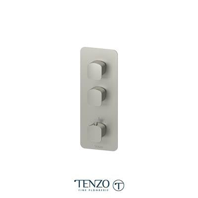 Tenzo F-DET42-BN- Extenza Valve Trims Delano Thermo. 2 Functions Brushed Nickel
