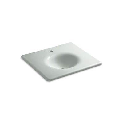 Kohler 3048-1-FF- Iron/Impressions® 25'' vanity-top bathroom sink with single faucet hole | FaucetExpress.ca