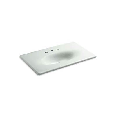 Kohler 3051-8-FF- Iron/Impressions® 37'' vanity-top bathroom sink with 8'' widespread faucet holes | FaucetExpress.ca