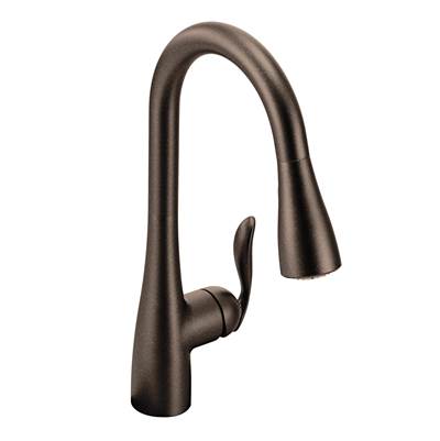 Moen 7594ORB- Arbor Single-Handle Pull-Down Sprayer Kitchen Faucet with Reflex in Oil Rubbed Bronze