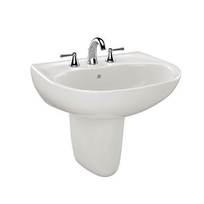 Toto LHT241.4G#11- Supreme 4'' Center Lav & Shrd W/ Cefiontect Glaze -C. White | FaucetExpress.ca