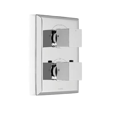Toto TS930D#CP- Lloyd Thermo Valve Trim-2Contr Polished Chrome