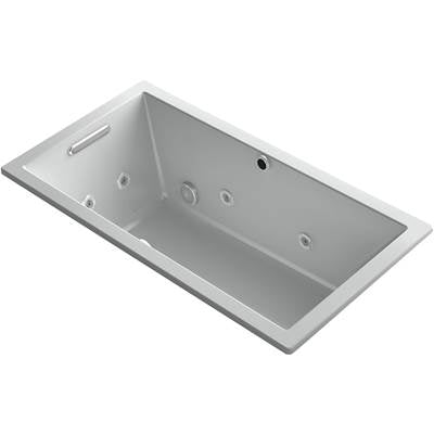 Kohler 1168-XHGH-95- Underscore Rectangle 60-in X 32-in Heated Bubblemassage Air Bath With Whirlpool, Reversible Drain | FaucetExpress.ca