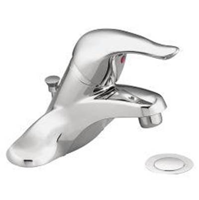 Moen L64625- Chrome one-handle low arc bathroom faucet