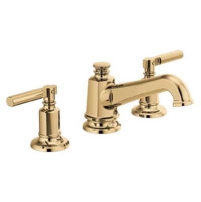 Brizo 65378LF-PGLHP- Invari Widespread Lavatory Faucet With Angled Spout - Less Handles