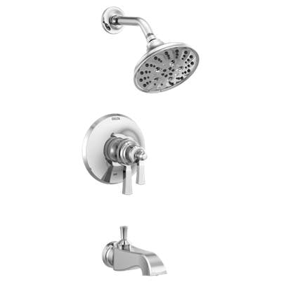 Delta T17T456- 17 Thermostatic Tub And Shower Trim | FaucetExpress.ca