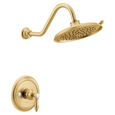 Moen UTS33102BG- Weymouth M-CORE 3-Series 1-Handle Shower Trim Kit in Brushed Gold (Valve Not Included)