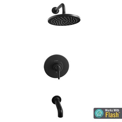 American Standard TU105508.243- Studio S 1.8 Gpm/9.5 L/Min Tub And Shower Trim Kit With Rain Showerhead, Double Ceramic Pressure Balance Cartridge With Lever Handle
