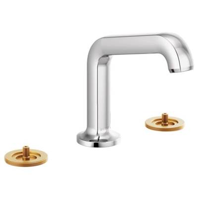 Brizo 65307LF-PCLHP-ECO- Kintsu Widespread Lavatory Faucet With Angled Spout - Less Handles