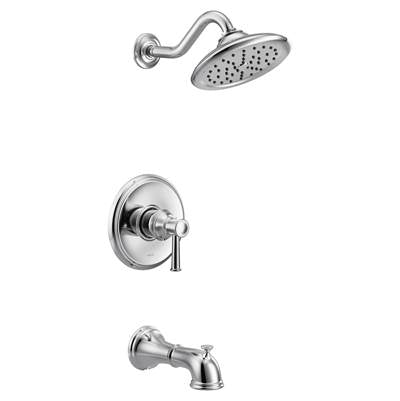 Moen UT3313- Belfield M-CORE 3-Series 1-Handle Tub and Shower Trim Kit in Chrome (Valve Not Included)